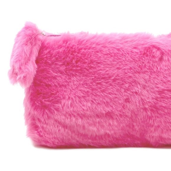 Hot Pink Faux Fur bag - Picture 2 of 2